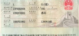 Giá làm visa Trung Quốc